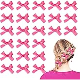 24 Pieces Mini Bowknot Hair Clips for Women Girls, Small Cute Bows Hair Ribbon Alligator Clips, Charming Hair Accessories for Every Occasion