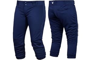 WEARCOG Premier Softball Pants | Adult Knicker Softball Pants with Belt Loops Elastic Bottom for Women's