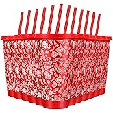 Potchen 12 Sets Western Cowboy Plastic Tumbler 24 oz Red Bandana Cups with Lids and Straws Western Reusable Drinking Juice Cups for Cowboy Birthday Themes Party