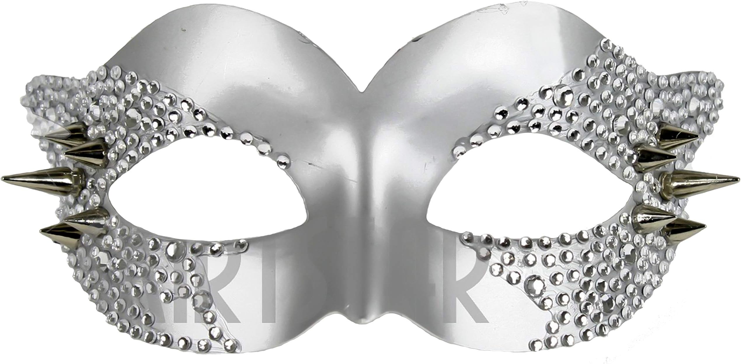 Women's Spiked Mask Silver