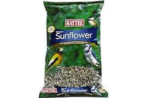 Kaytee Striped Sunflower Seeds For Blue Jays, Woodpeckers, Finches & Other Wild Birds, 5 Pounds