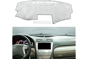 RATCHROLL Dashboard Cover Anti-Slip/Anti Dust Dash Cover Mat Carpet for Toyota Camry 2007-2011 Flannel Gray