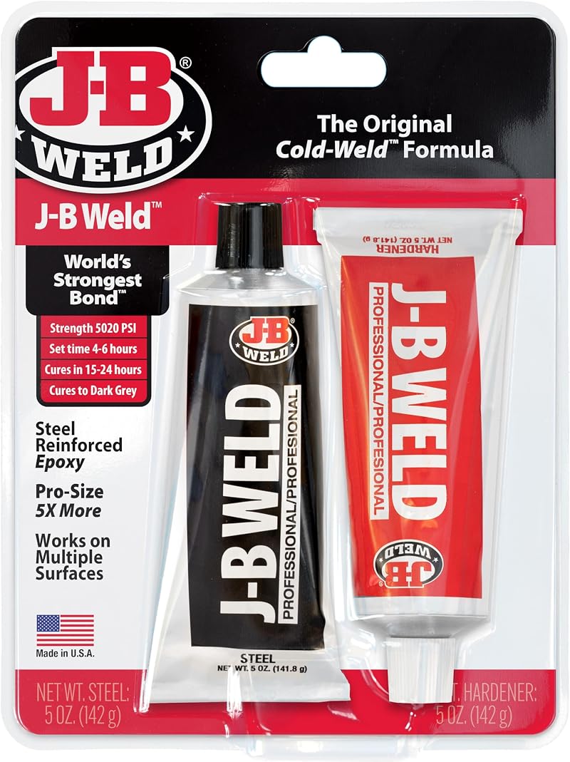 J-B Weld 8281 Original Cold-Weld Epoxy 10 oz Dark Grey PBS 5020 PSI