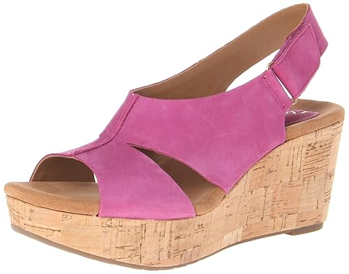 clarks fuschia sandals