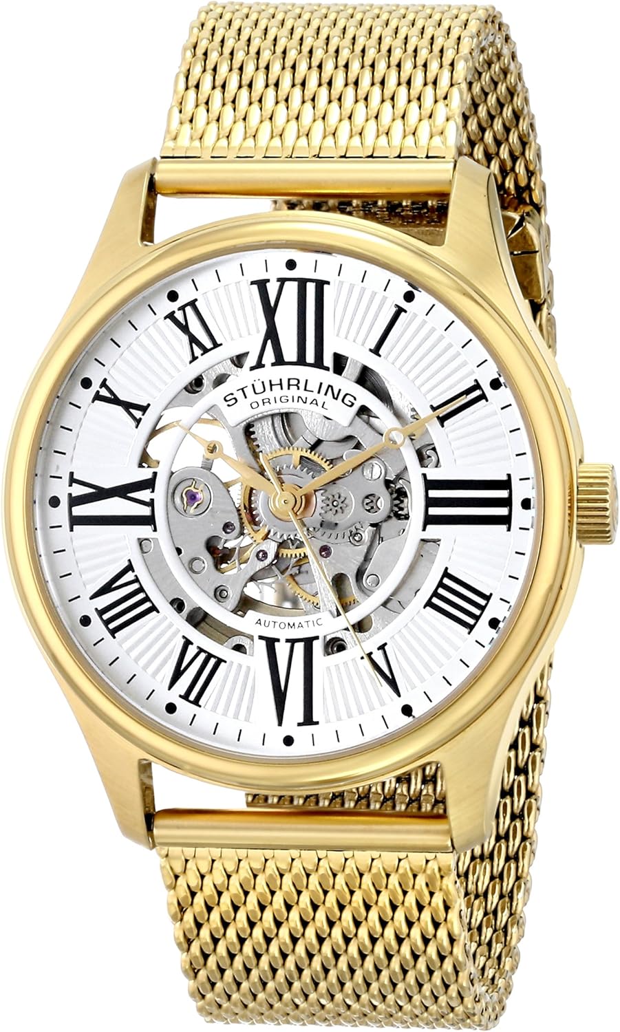 elite gold watch mens