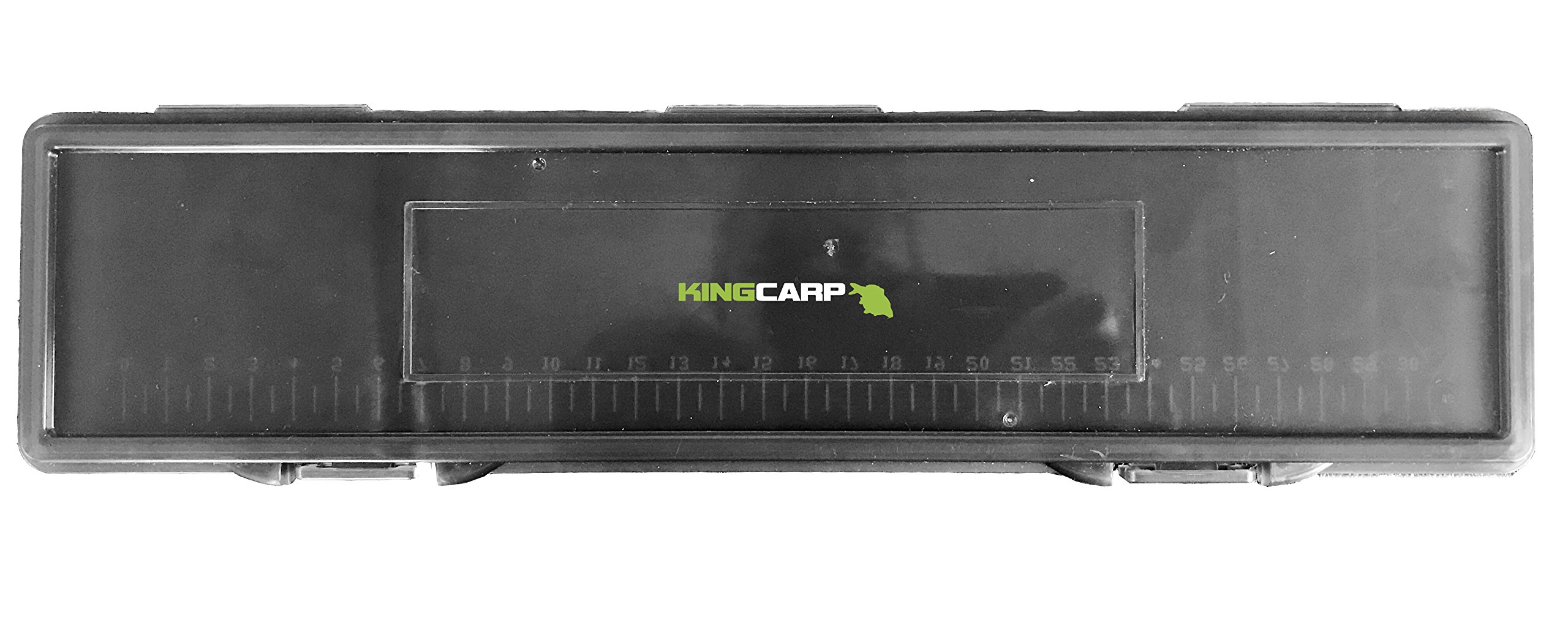 KING CARP - Hard Rig Case with Rig Board & Pins - 350 x 85mm - For all your Terminal Tackle Carp Rig Bits [19-0405]