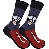 Funatic: Let's NPR & Chill Socks - Public Radio Clothing - Adult Humor - Adult Humor Clothing - Whiskey Jokes - Funny…