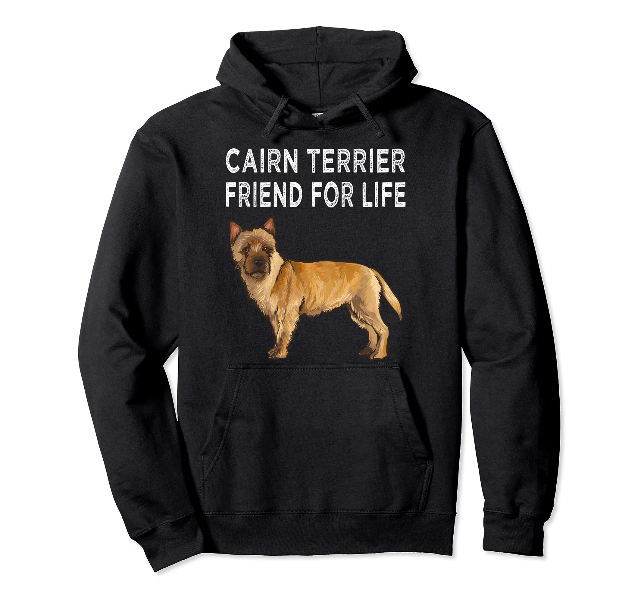 Cairn Terrier Friend For Life Dog Friendship Pullover Hoodie