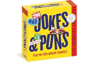 290 Bad Jokes & 75 Punderful Puns Page-A-Day® Calendar 2026: For the Whole Family!