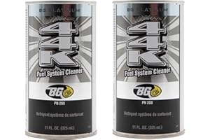 2 Pack Bg 44k Fuel System Cleaner Power Enhancer 11 Oz Cans