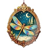 Dragonfly Gifts for Women – Inspirational and Spiritual Dragonfly Decor, Women Birthday Gifts, Valentine’s Day Gift, Mother’s Day Gift, Christmas Ornament RUSATEN Dragonflyxmas 1