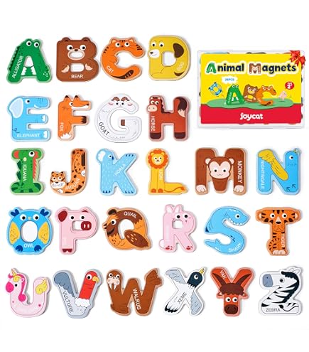 Lot de 10 aimants de réfrigérateur pour enfants, animaux de ferme mignons pour tout-petits, jouets éducatifs et décoration pour chambre d'enfant et cuisine, cadeau éducatif pour bébé