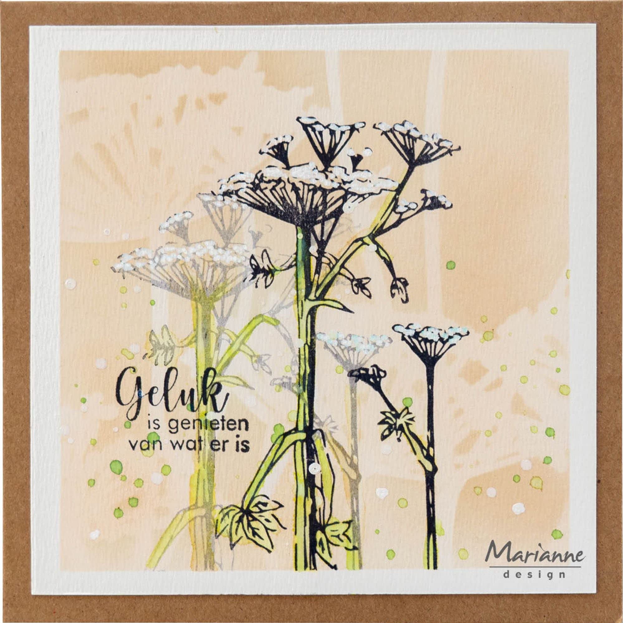 Marianne Design Clear, Tiny's Border-Hemlock, for Stamping Cardmaking Arts and Crafts, One Size