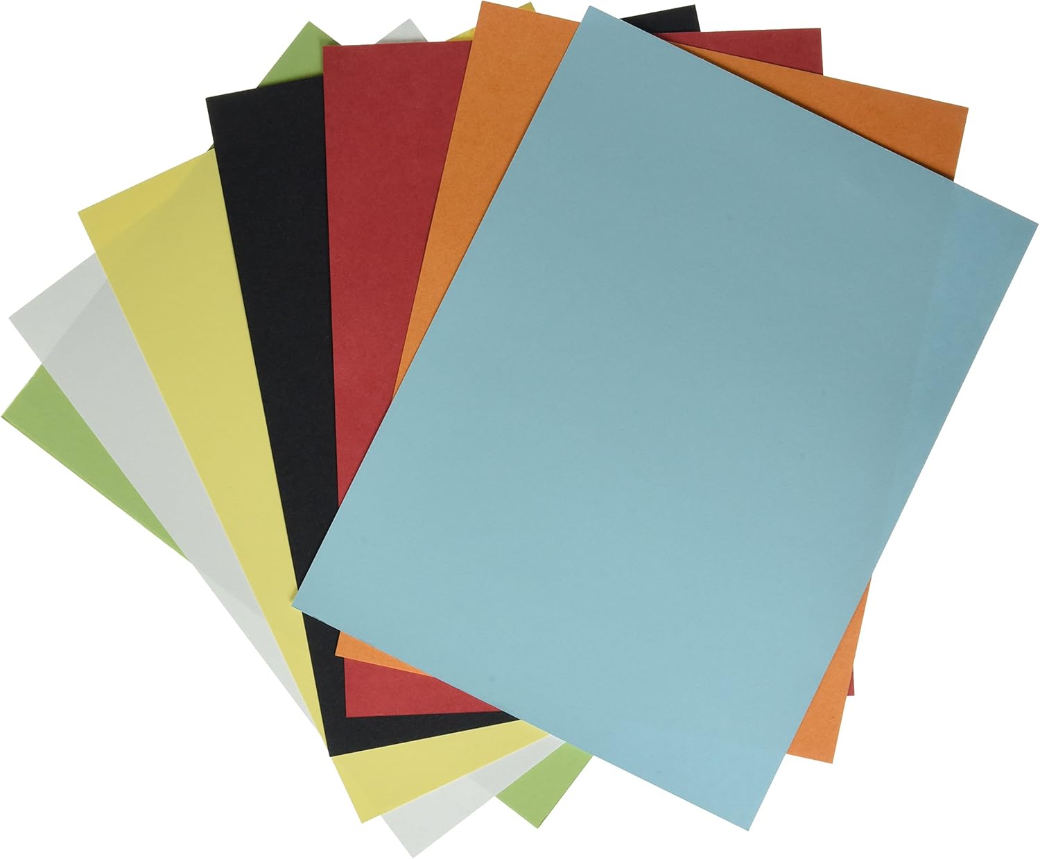 School Smart Folding Bristol Tagboard, 9 x 12 Inches, Assorted Color, Pack of 100 : Classroom Practice Paper : Office Products