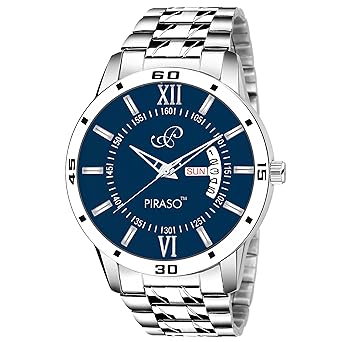 Analogue Blue Dial Mens Watch - 2047-BL