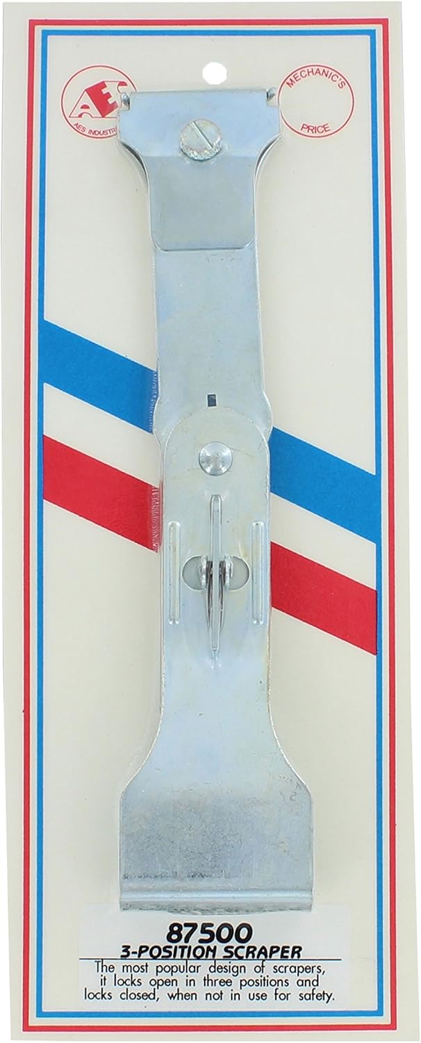 Aes Industries 87500 Adjustable 3 Position Locking Scraper Blade Holder for #9 Single Edge and Double Edge Blades