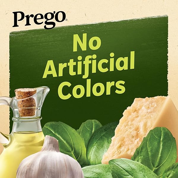PREGO BASIL PESTO SAUCE, 8 OZ JAR