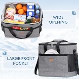 Lifewit Cooler Bag 60 Cans Collapsible Insulated Large Lunch Grey view 5