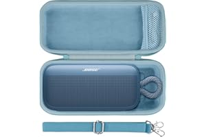for Bose SoundLink Plus Portable Speaker Hard Protective Case, Portable Travel Case with Shoulder Strap (Blue Dusk Case) - co2CREA