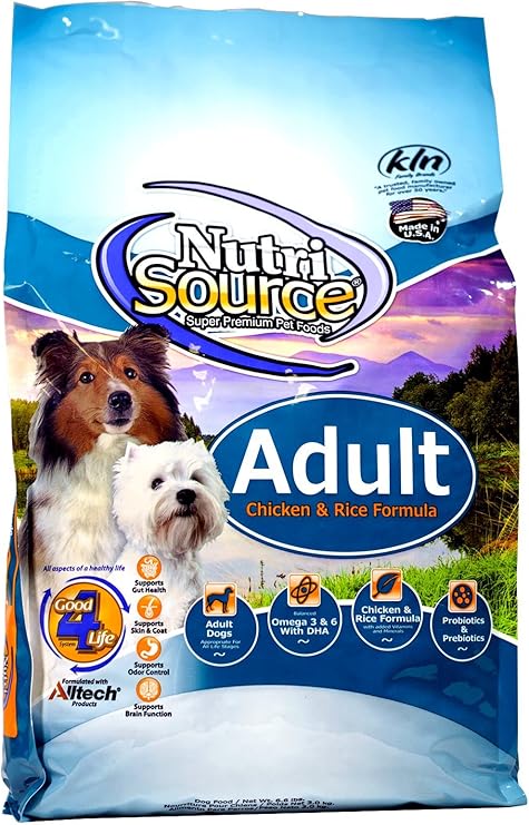 nutrisource dog food chicken and rice