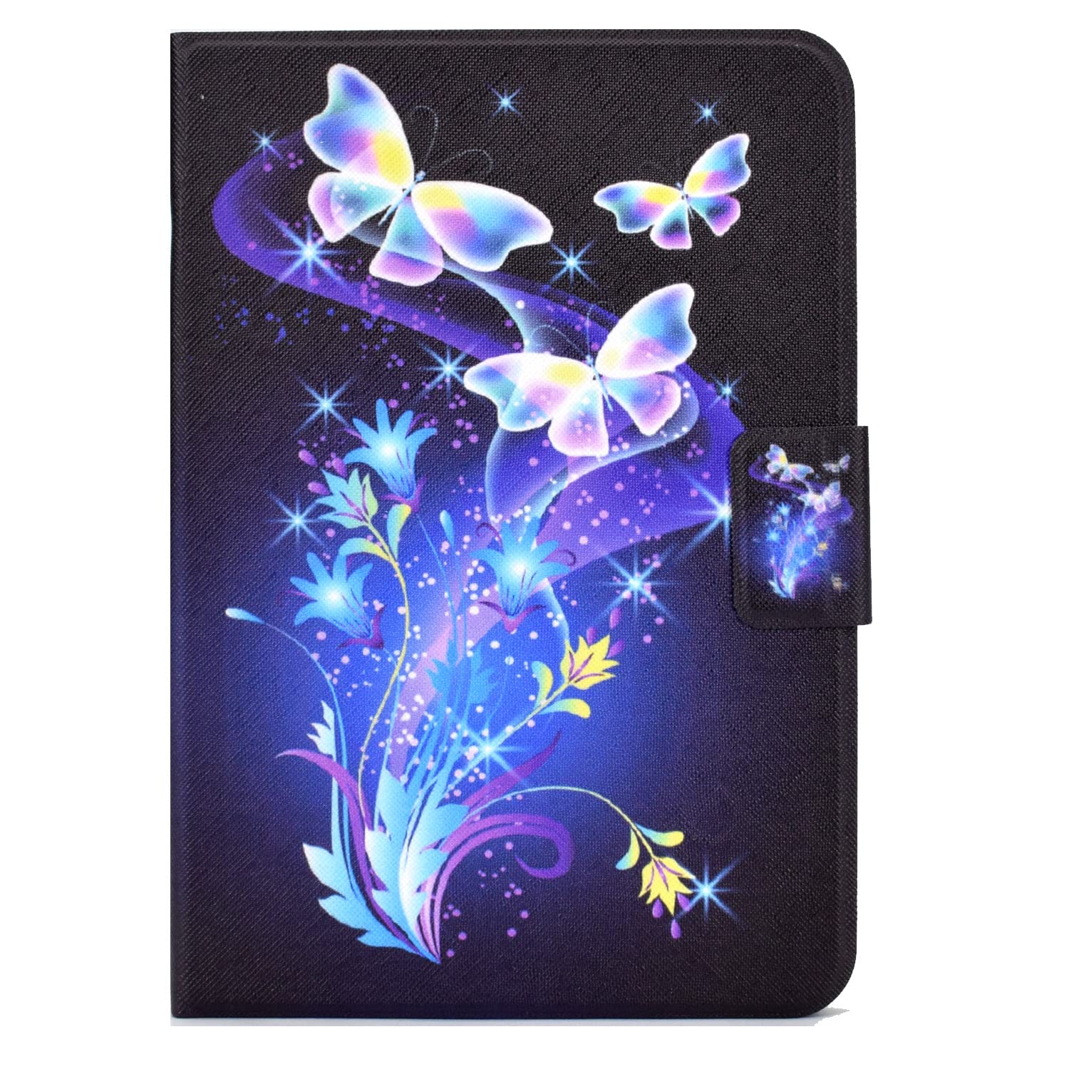 Bspring Case for iPad (A16) 11th/10th Generation (2025/2022), Slim Stand Lightweight Protective Case Smart Cover, Auto Wake/Sleep,Butterfly