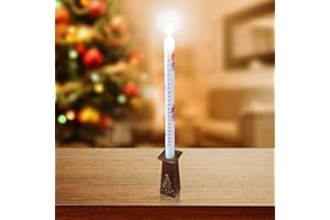 A Danish Christmas Advent Candles (White with Elves)