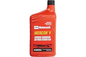 Genuine Ford XT-5-QM MERCON-V Automatic Transmission and Power Steering Fluid - 1 Quart