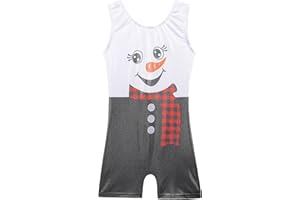 BAOHULU Gymnastics Leotards for Girls Kids Sparkle Tank Biketards with Shorts Dance Outfit