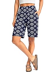 G Gradual Women's Bermuda Long Shorts with Pockets