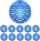 AZEAM Urinal Screens Deodorizer 10 Packs Blue Mist Fits Most Urinals