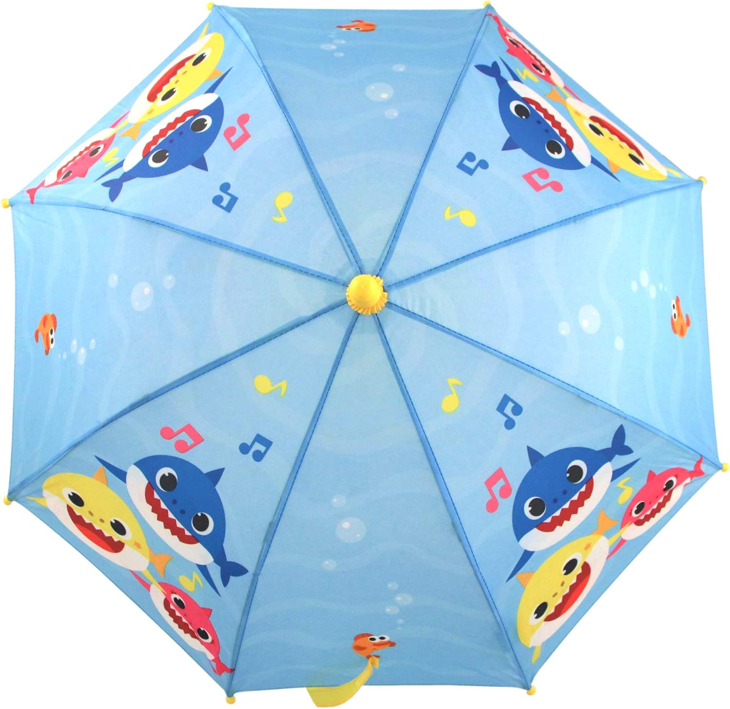 Baby Shark unisex-child Kids Umbrella and Slicker, Baby Shark Rainwear Set for Boys and Girls: Clothing