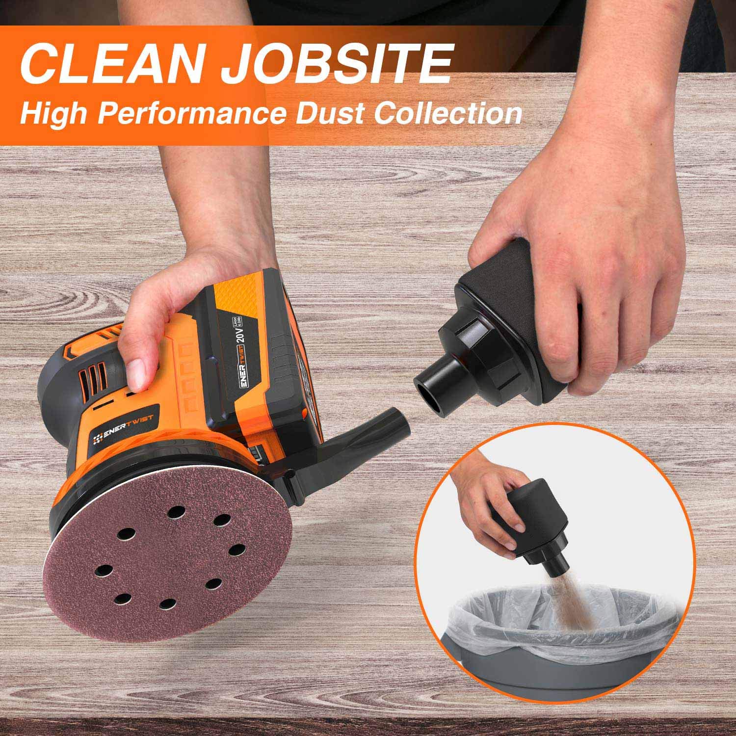 ENERTWIST ET-OS-20BL Random Orbital Sanders product image 7