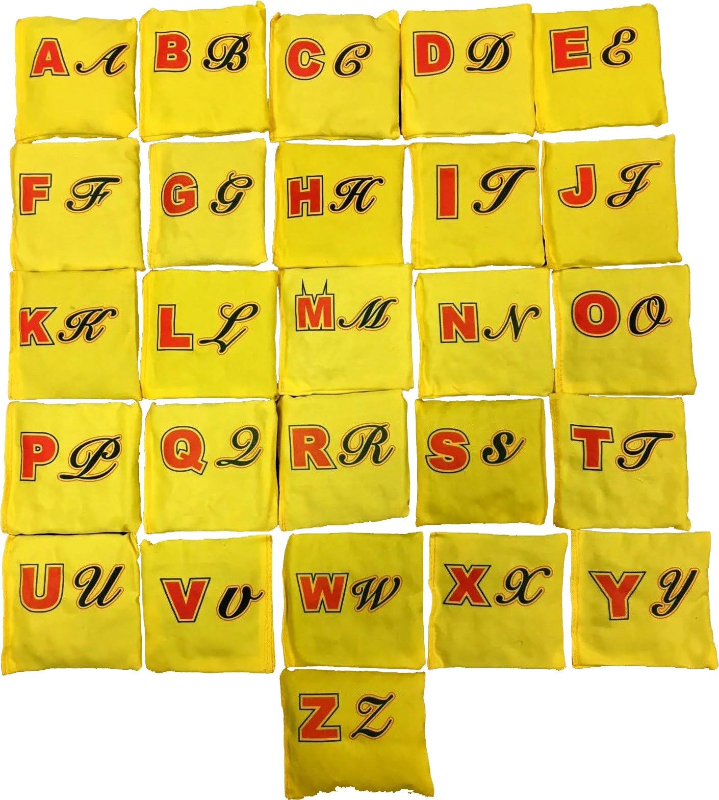 OSG Childrens Alphabet Filled Beanbags Kids Bedroom Play Room Furniture Bean Bag New