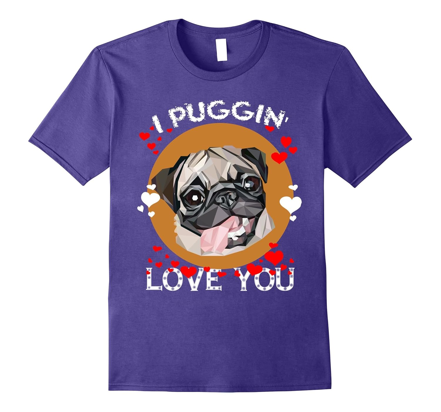 I Puggin' Love You Brand New Christmas Gift Pug Lovers Shirt-ANZ