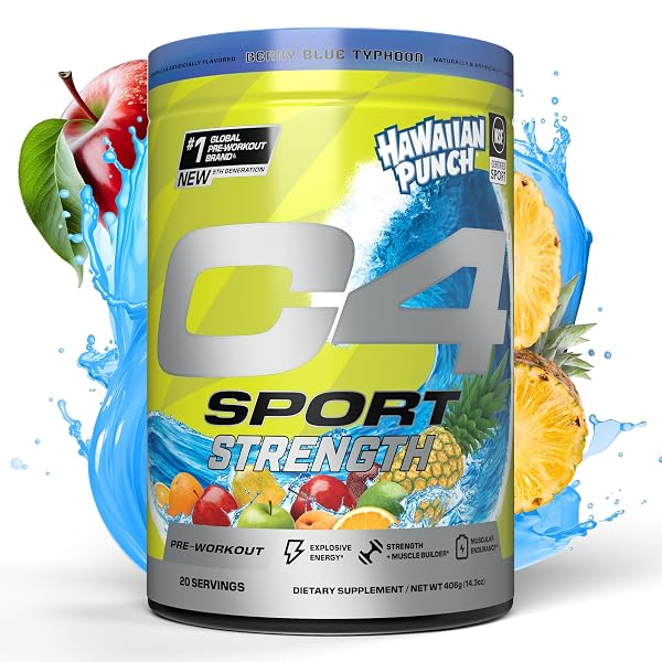 CELLUCOR C4 SPORT STRENGTH PRE WORKOUT POWDER –...