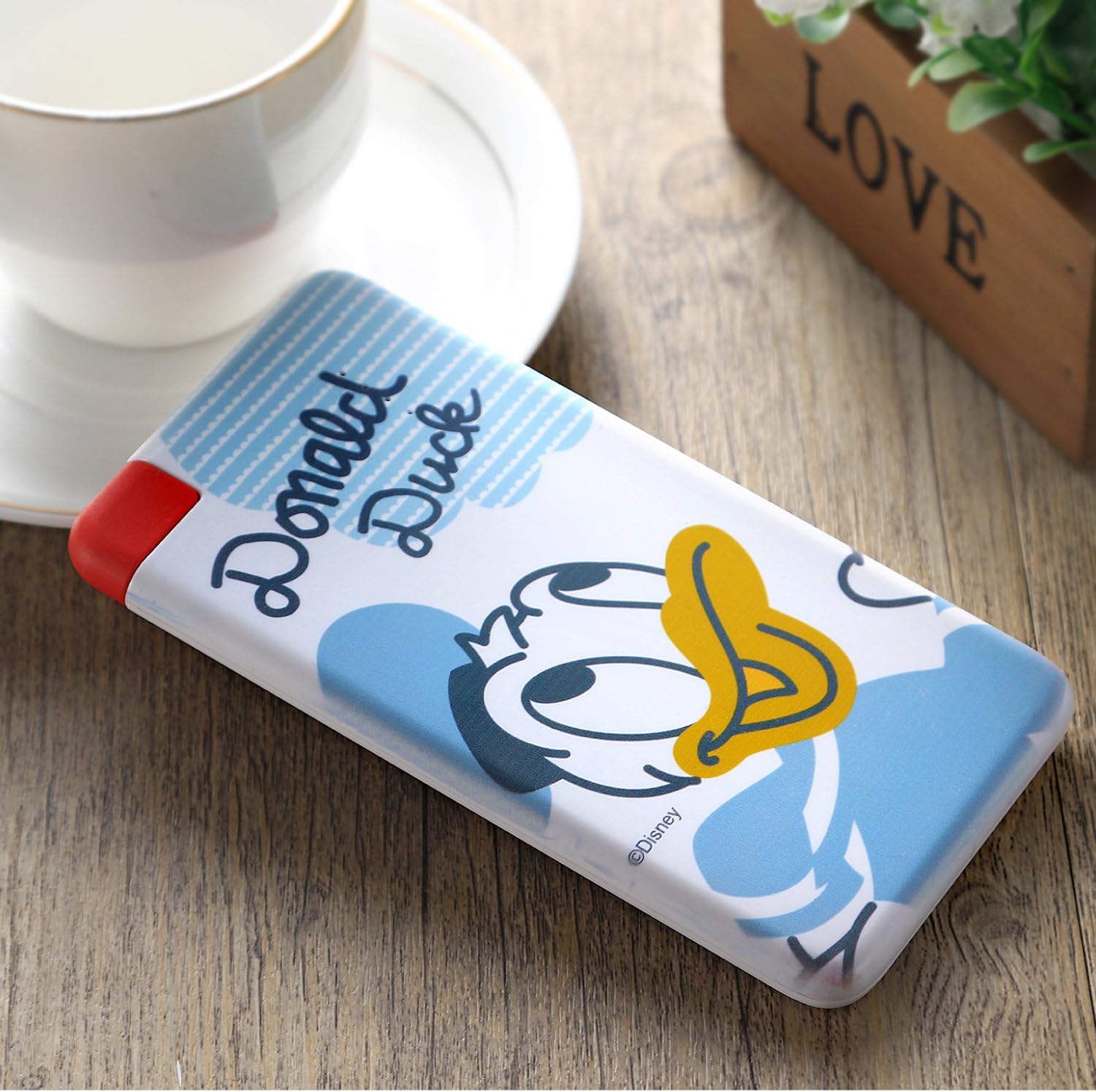 Amazon 4000mah ディズニー Disney ケーブル内蔵 モバイルバッテリー 充電器 ドナルドダック 並行輸入品 モバイルバッテリー 通販