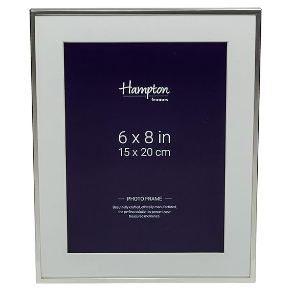 Amazon.de Hampton Frames Mayfair Silber Platte 6x8in 15x20cm