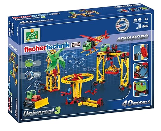 fischertechnik - 511931 ADVANCED Universal 3, Konstruktionsbaukasten