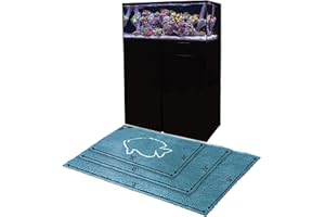Cobalt Aquatics Aqua Sponge Mats L (20x36) - Absorbent Microfiber, Non-Slip & Waterproof for Aquarium Maintenance - for Keeping Tanks Dry & Clean