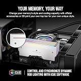 Corsair Dominator Titanium RGB DDR5 64GB (2x32GB) 6000MHz CL30 White view 4