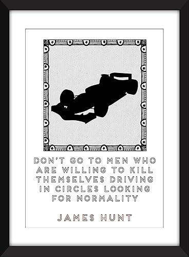 James Hunt Citation De Normalite Unframed Imprimer Normality Quote Amazon Fr Handmade