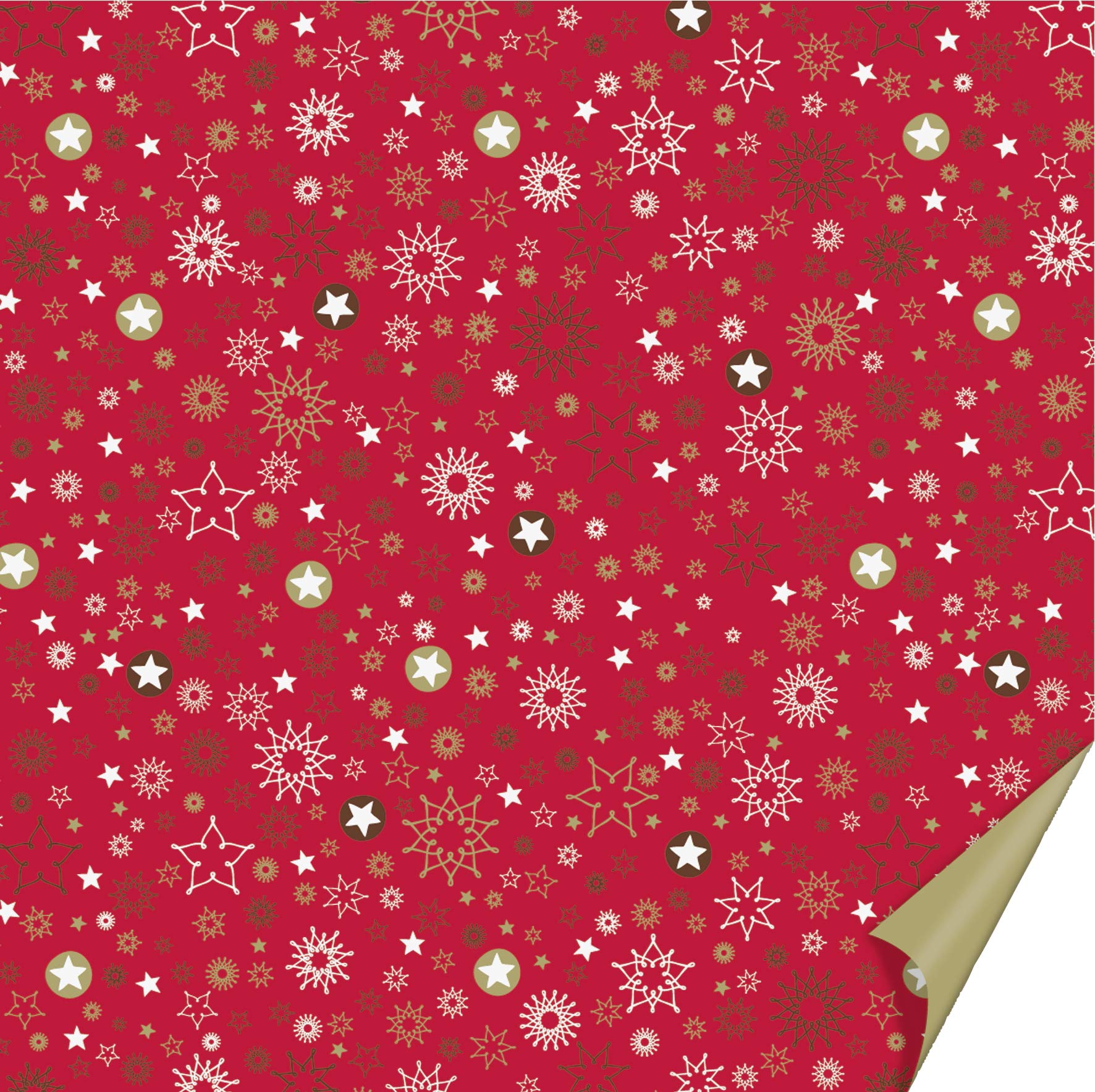 Heyda 204875557 Heyda 204875557 Folding Sheets (Curlie & Stardust) 15 x 15 cm Stardust Red