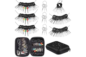 MWBFPAFC Terminal Extractor Removal Tool Kit, 109 Pcs Terminal Ejector Kit for Car Auto Household Devices, Wire Connector Pin Release Extractor Tool with a Protective Bag