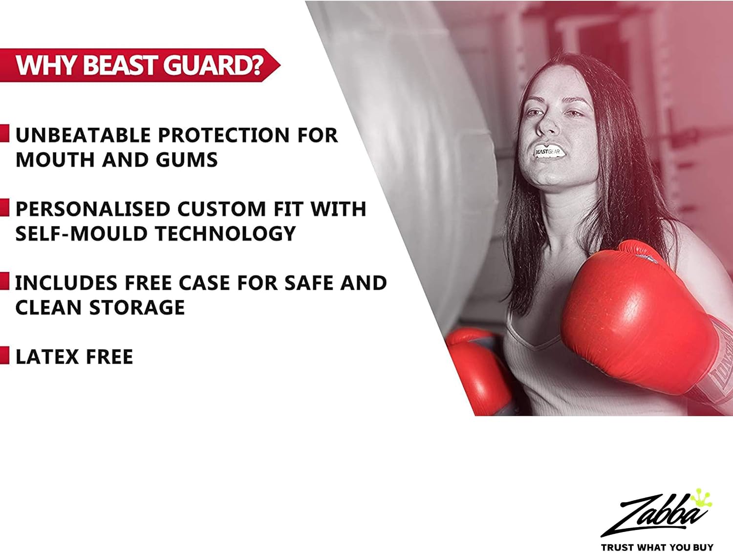 Beast Gear Mouth Guard, Mouldable Gum Shields with Case for Boxing Rugby, Muay Thai, Boxing MMA,Hockey, Judo - Image 5