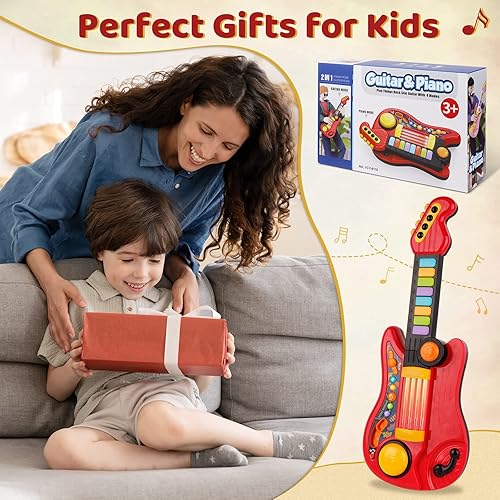 Kids Guitar in Musical Instruments for Kids Piano Toddler Toy