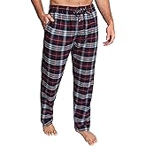 Fila Men's Woven Flannel Sleep Pant Pajama Bottoms