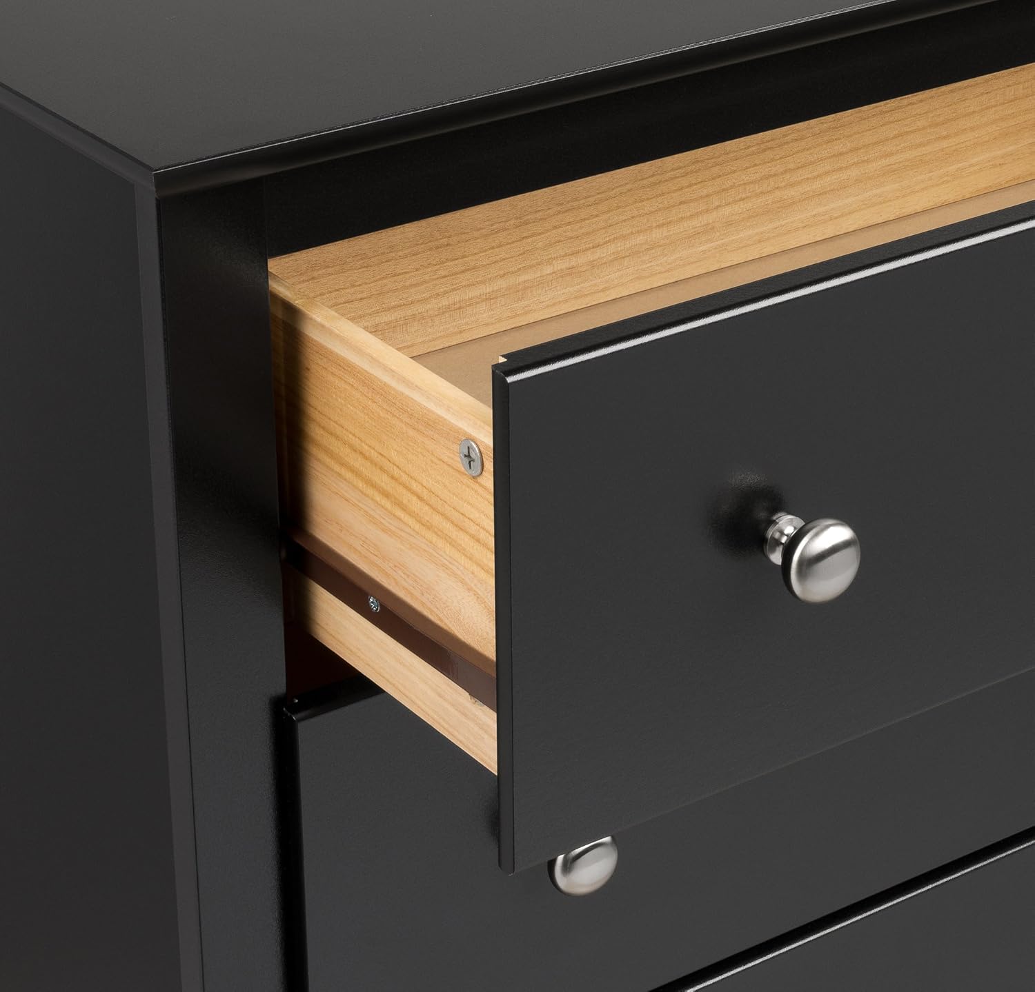 Prepac Sonoma Tall 2-Drawer Nightstand, Black -