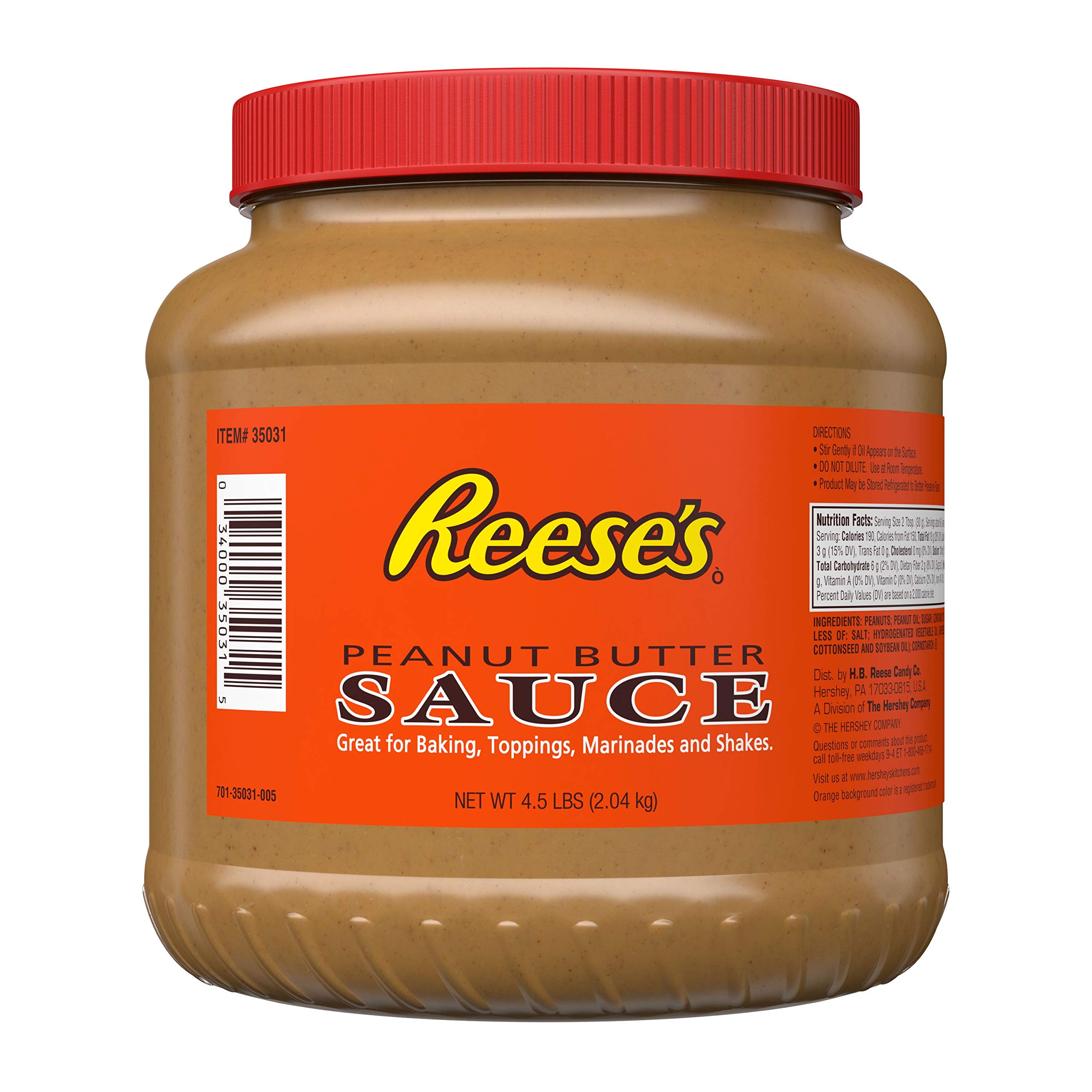 Photo 1 of ***BB 9/26***The Hershey Company, Reeses Peanut Butter Sauce, 4.5 Lbs EST VALUE 27.59.........ONE COUNT
