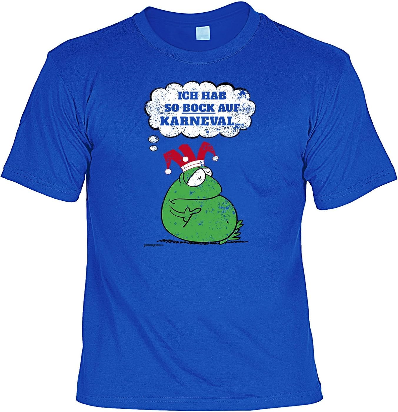 TShirt Ich hab ja so Bock auf Karneval Faschings Muffel Frosch