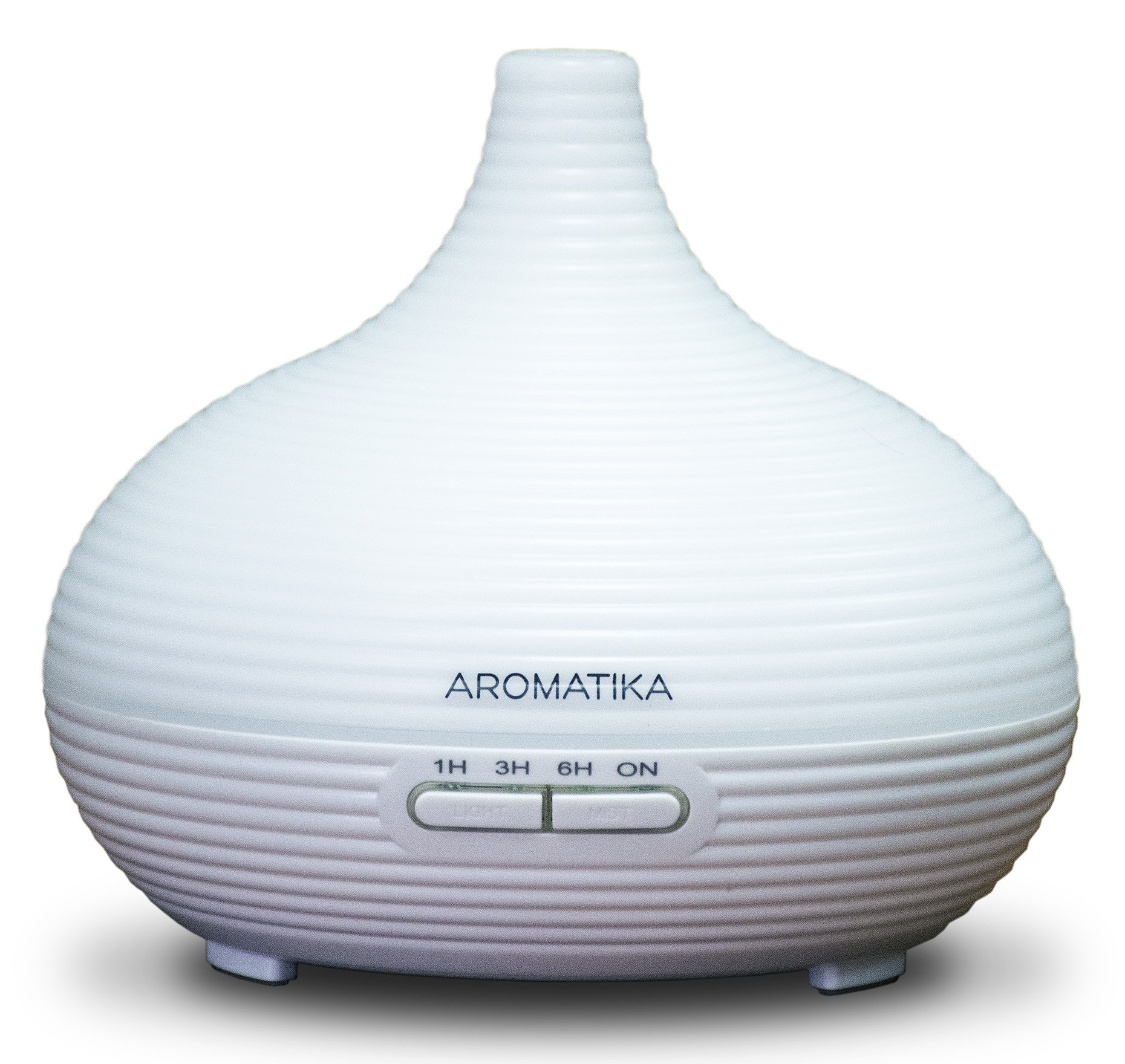 Air Humidifier 300ml for Aromatherapy - 7 Color Led - Ultrasonic for Room - Home - Office - Yoga - Spa - Bedroom - Best for Gift - White - Night Light